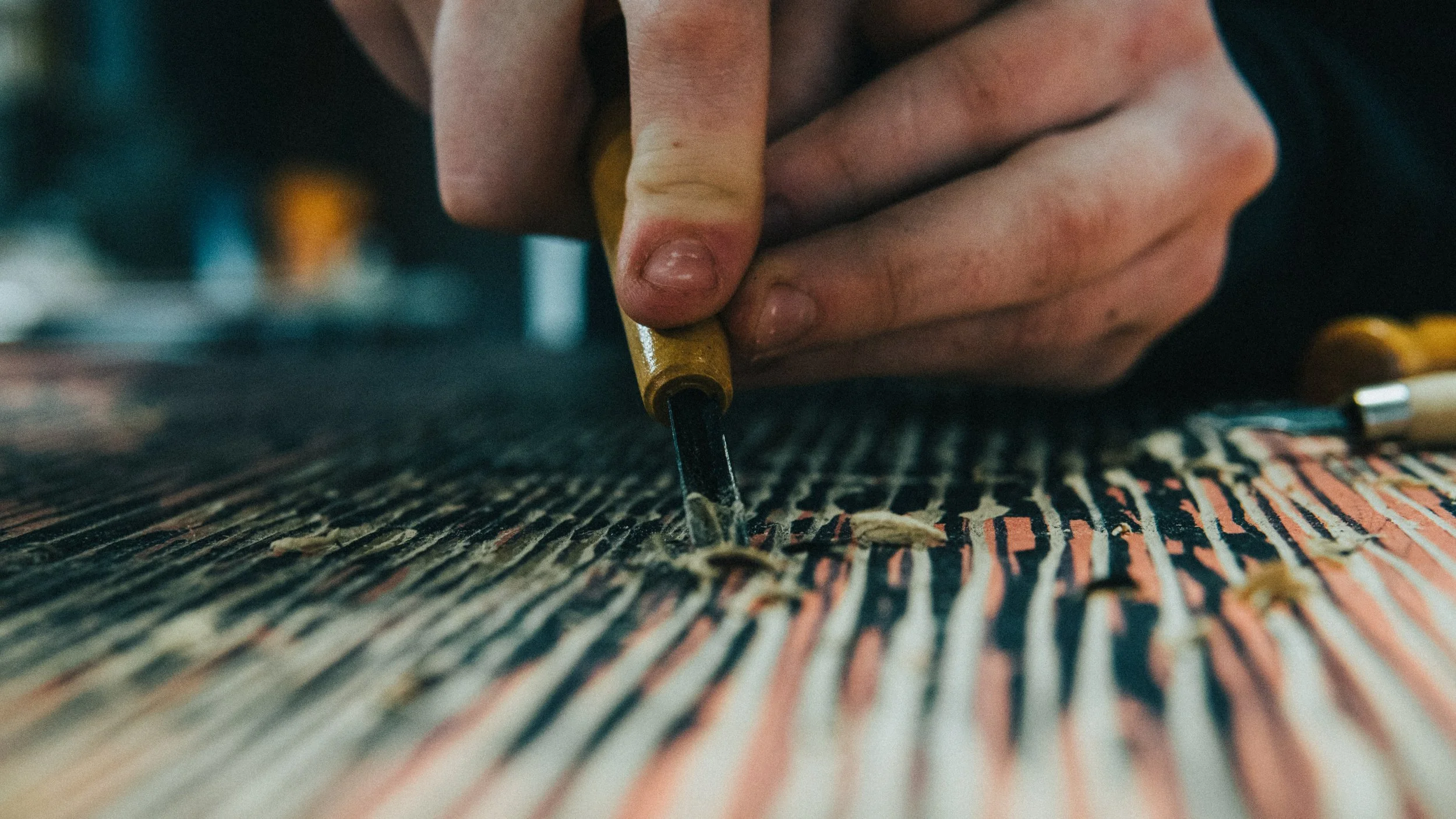 Community Carve: Getting ready for Steamroller Print Fest