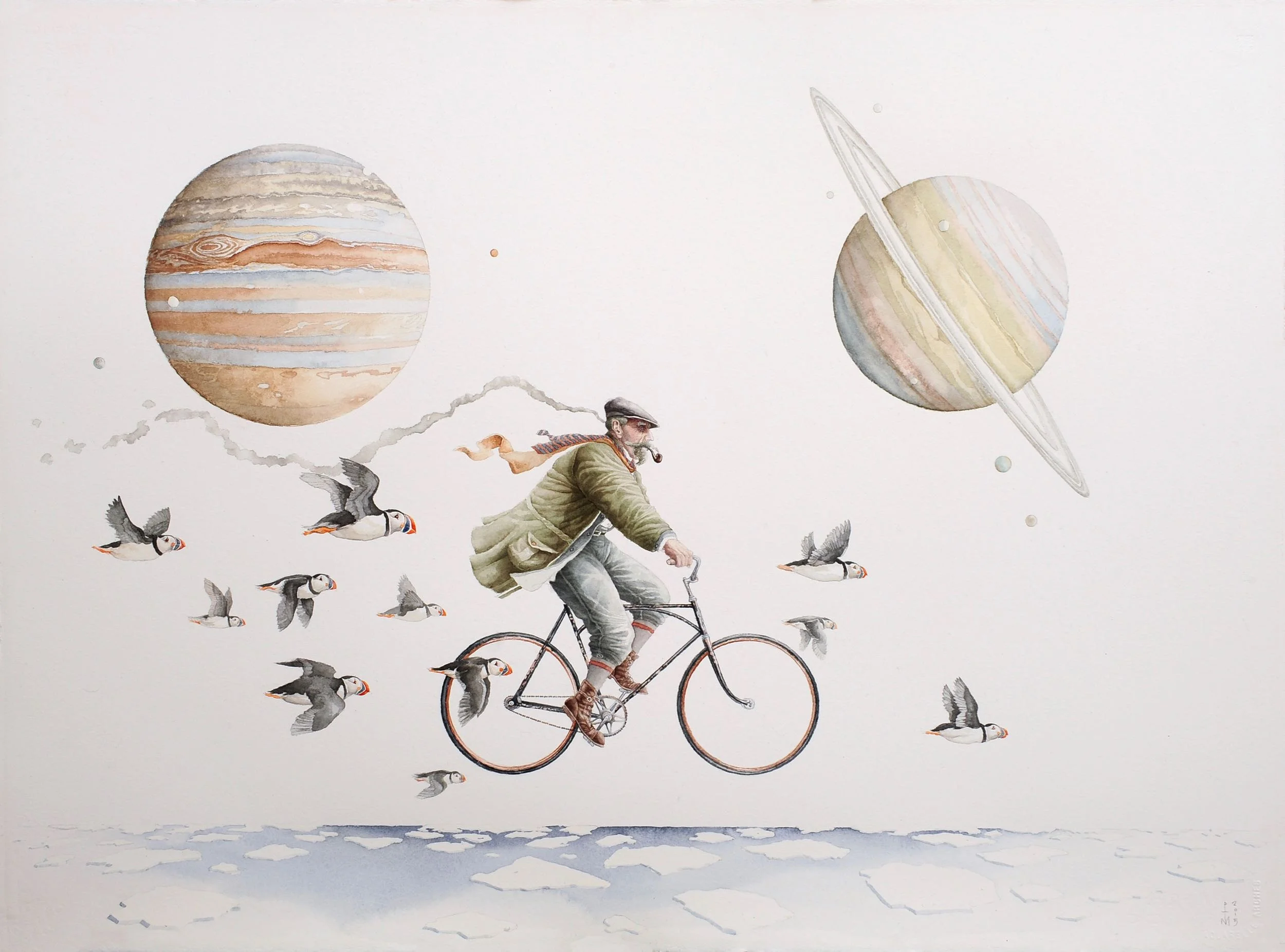 Titan and Ganymede