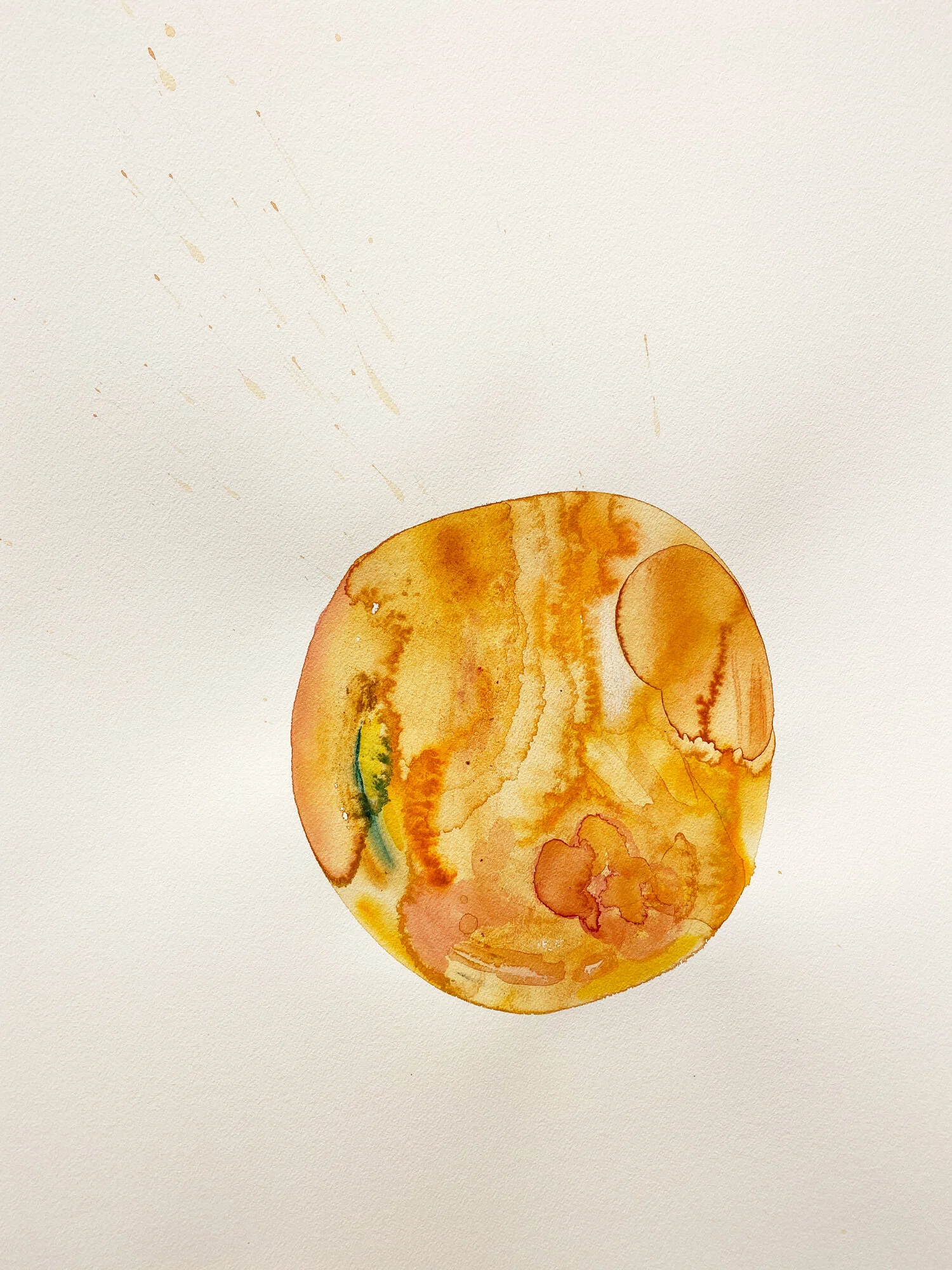 Ron-Loranger-Cheese-Pizza-Watercolour-on-Arches-paper-2020-18x24.jpg