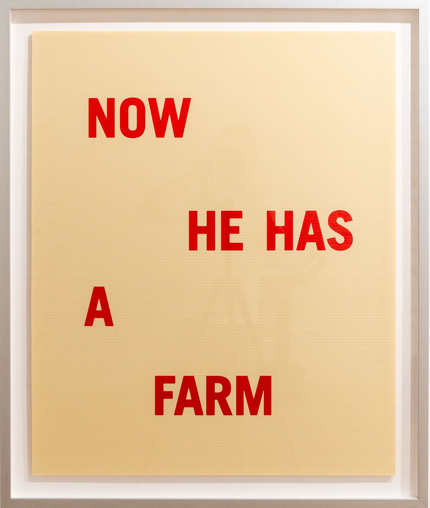 Now He Has a Farm