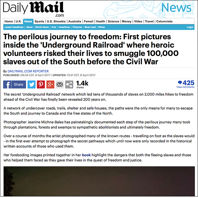 UK DAILY MAIL April 8, 2017