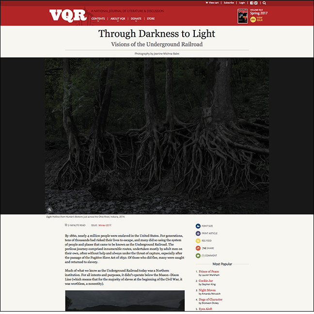 VIRGINIA QUARTERLY REVIEW by Allison Wright January 3, 2017