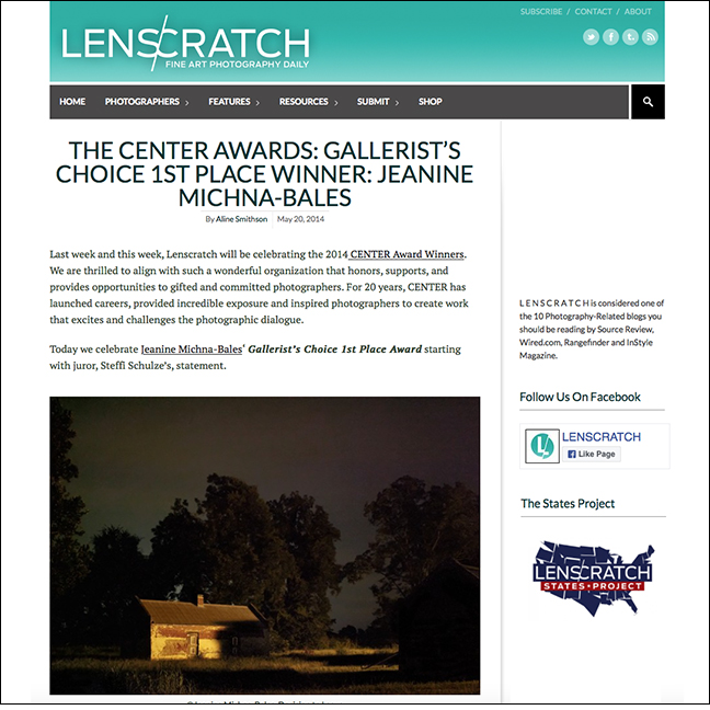 LENSCRATCH | CENTER by Aline Smithson May 20, 2014