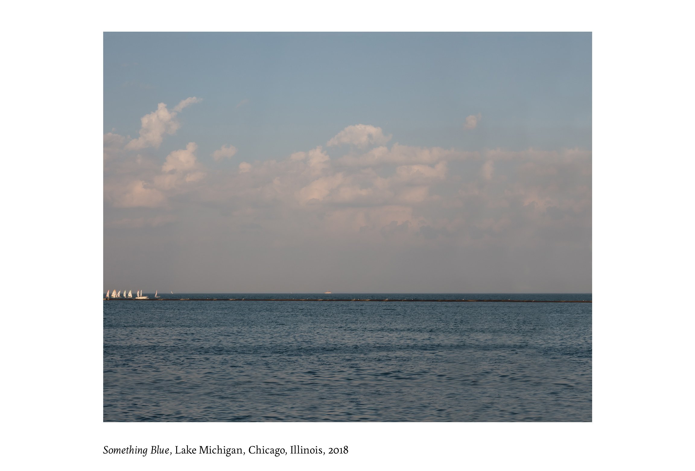 Something Blue. Lake Michigan, Chicago, Illinois, 2018