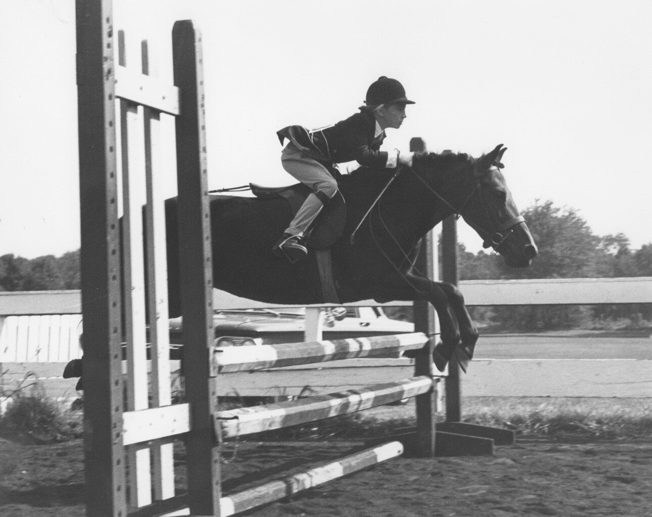 A young equestrian, Fairfield Hunt Club, Age 6