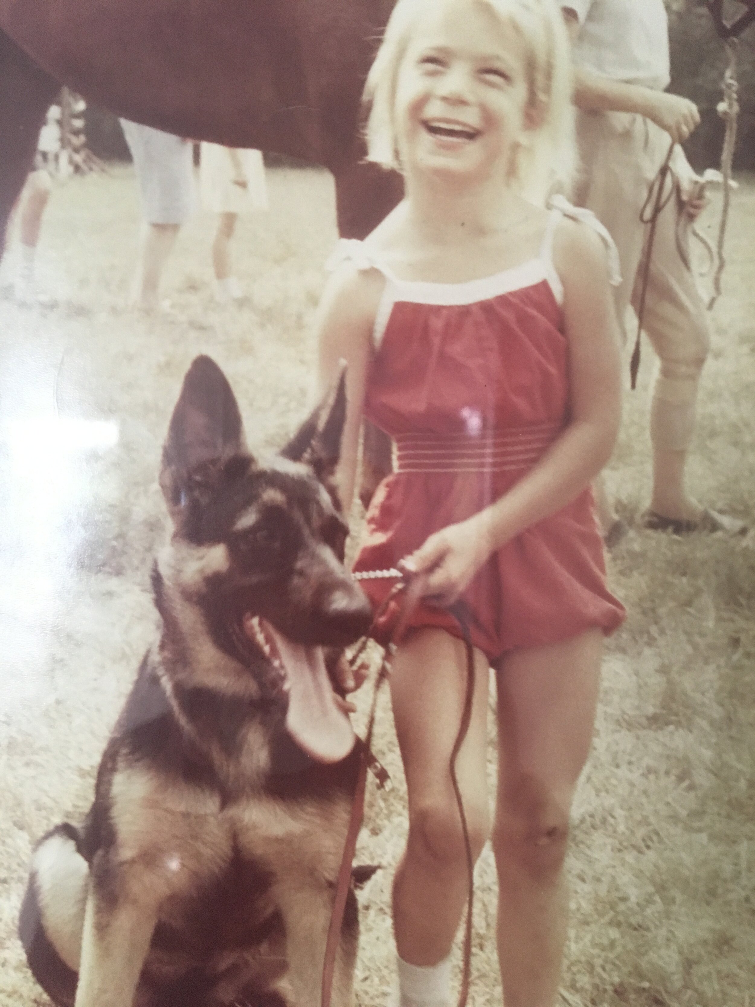 Yup, that me, with my mom’s dog, Amiga. I’m guessing I was Five.