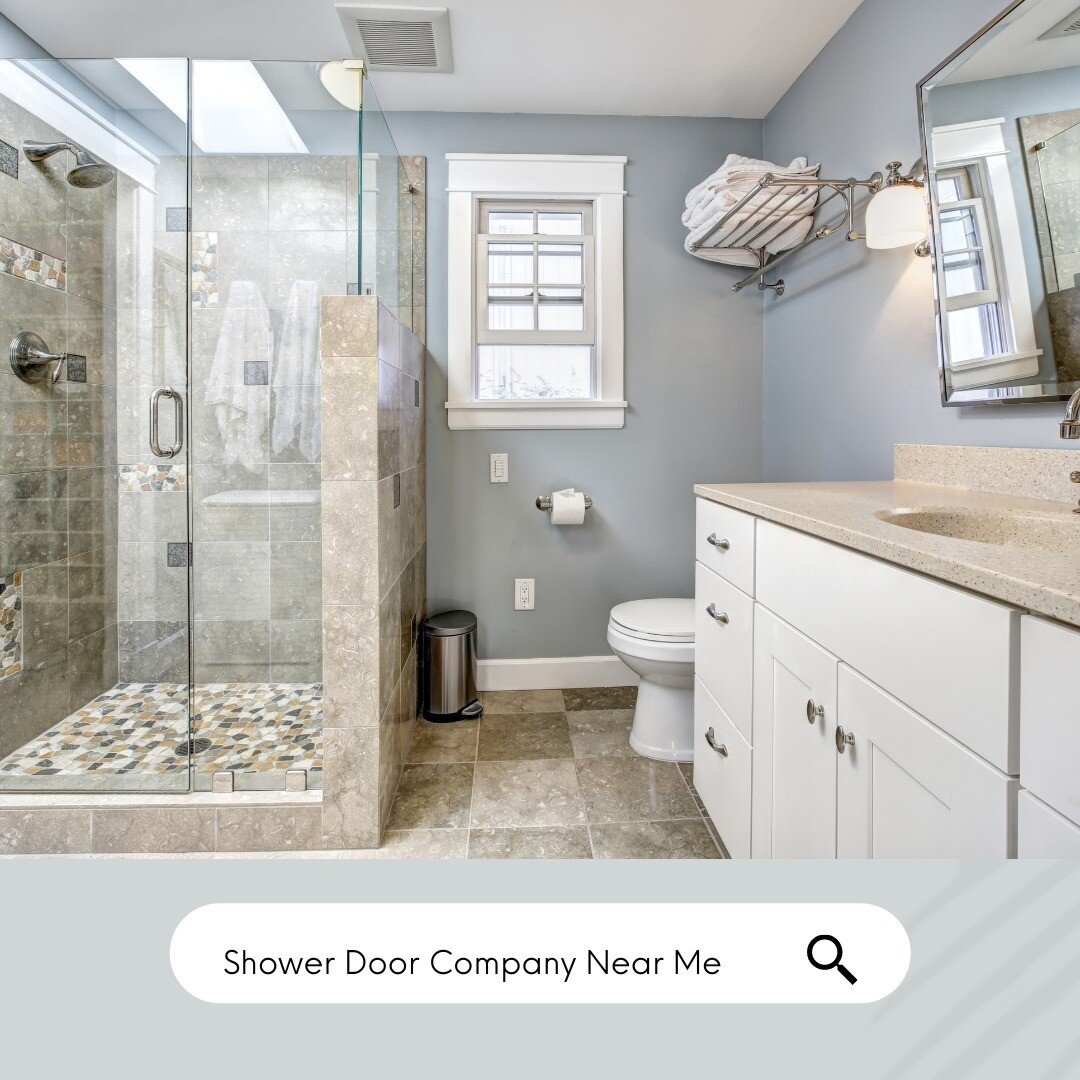 We have a variety of frameless shower doors to fit your needs. #shower doors #bathrooms #interiordesign