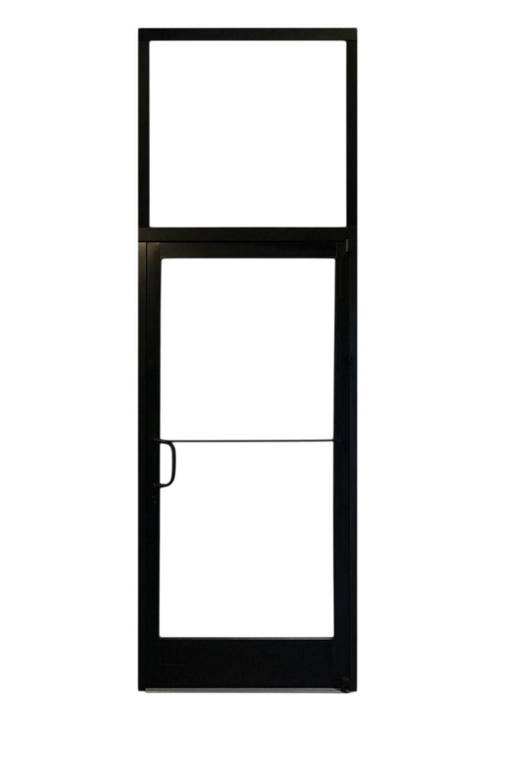 Commercial Left Hand Storefront Door with Transom - Professional Grade