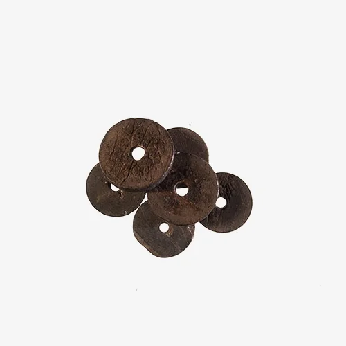 Heishi Material: Coconut Shell Originally linked to the Santo Domingo and San Felipe Pueblo Indians, “Heishi” are tiny handmade beads. The word “heishi” means “shell.” Pieces of shell were drilled into beads.