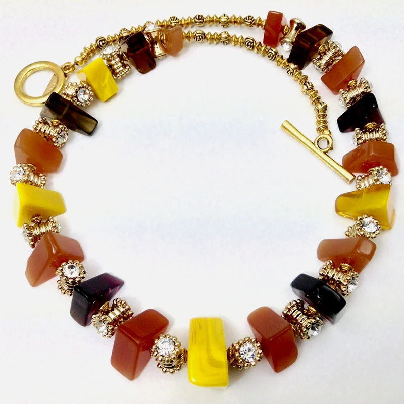 Quartz, Crystal & Gold Metal