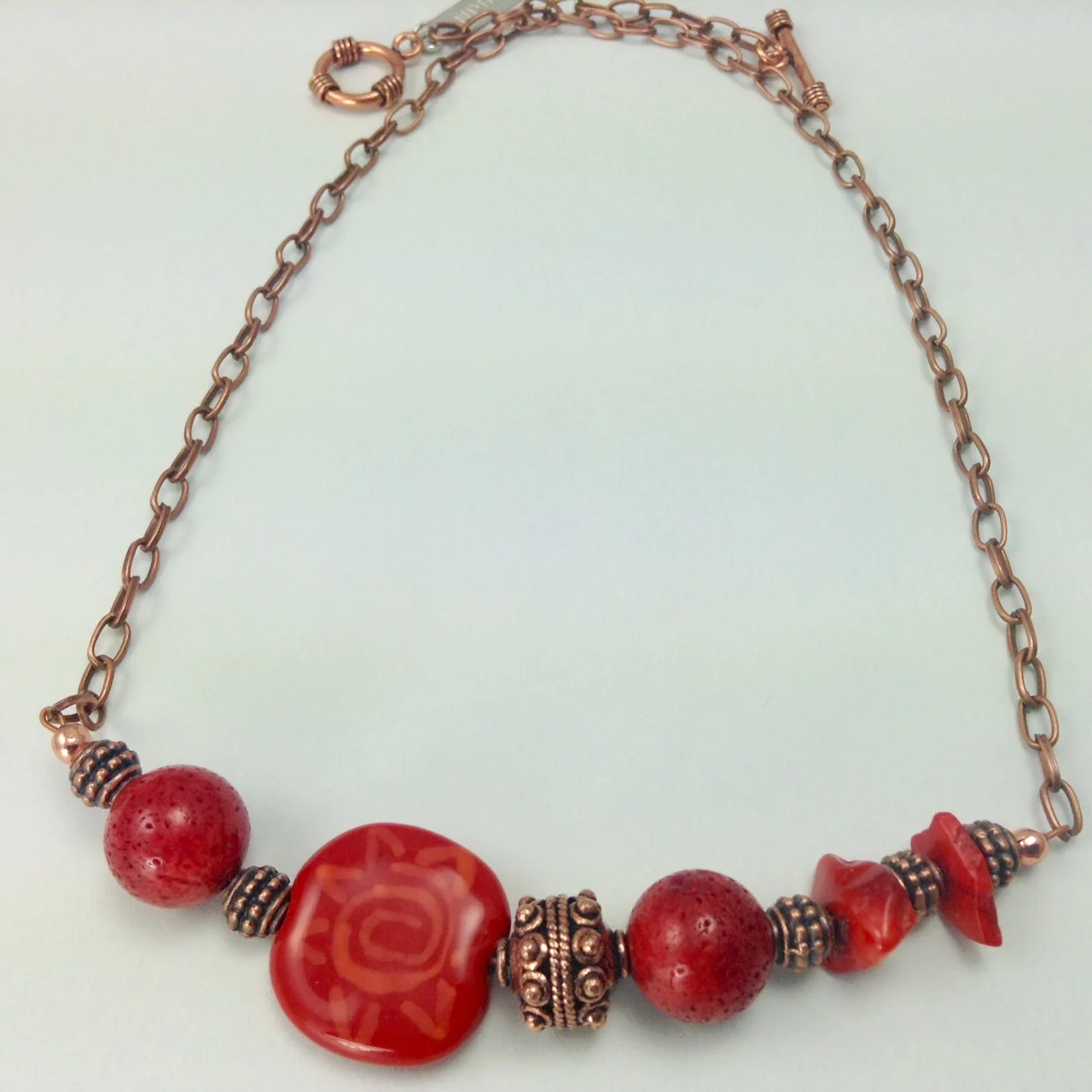 Ceramic, Sponge & Branch Coral & Copper