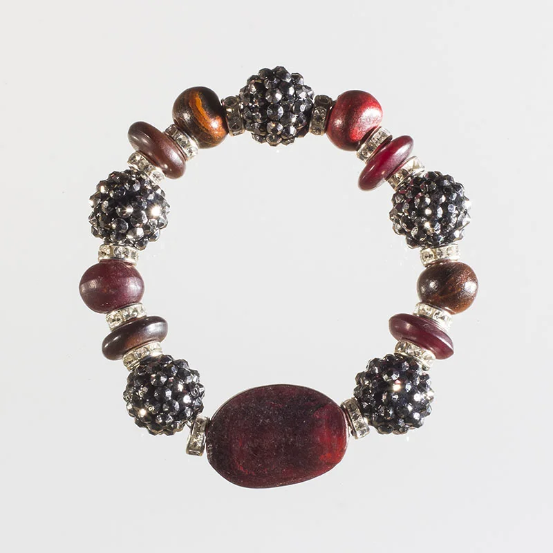 African Horn & Indonesian Sparkle Bracelet