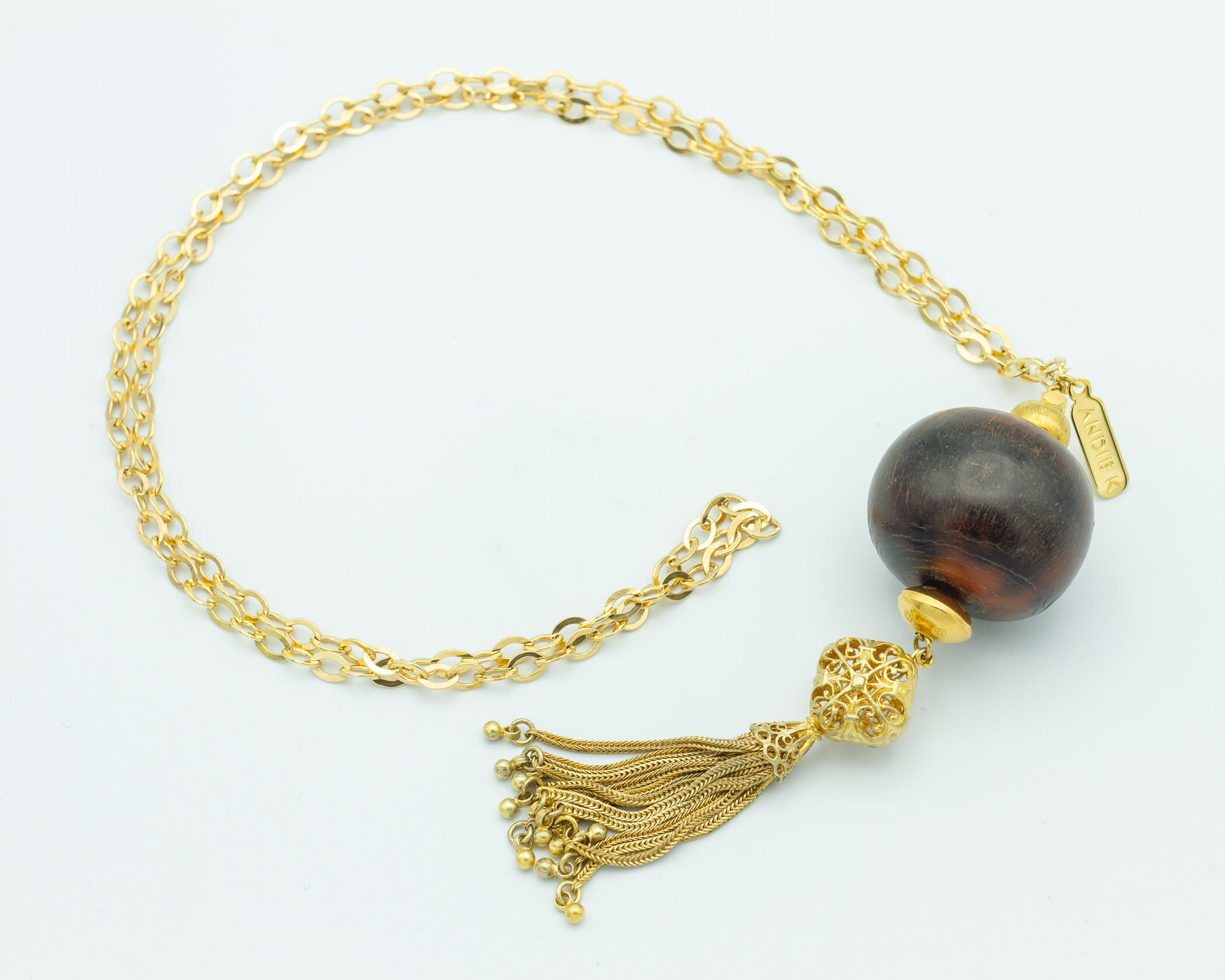 Gold and Antique African Horn