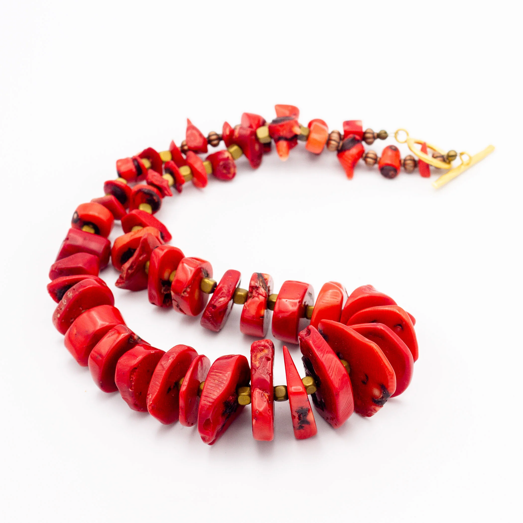 Coral and Brass