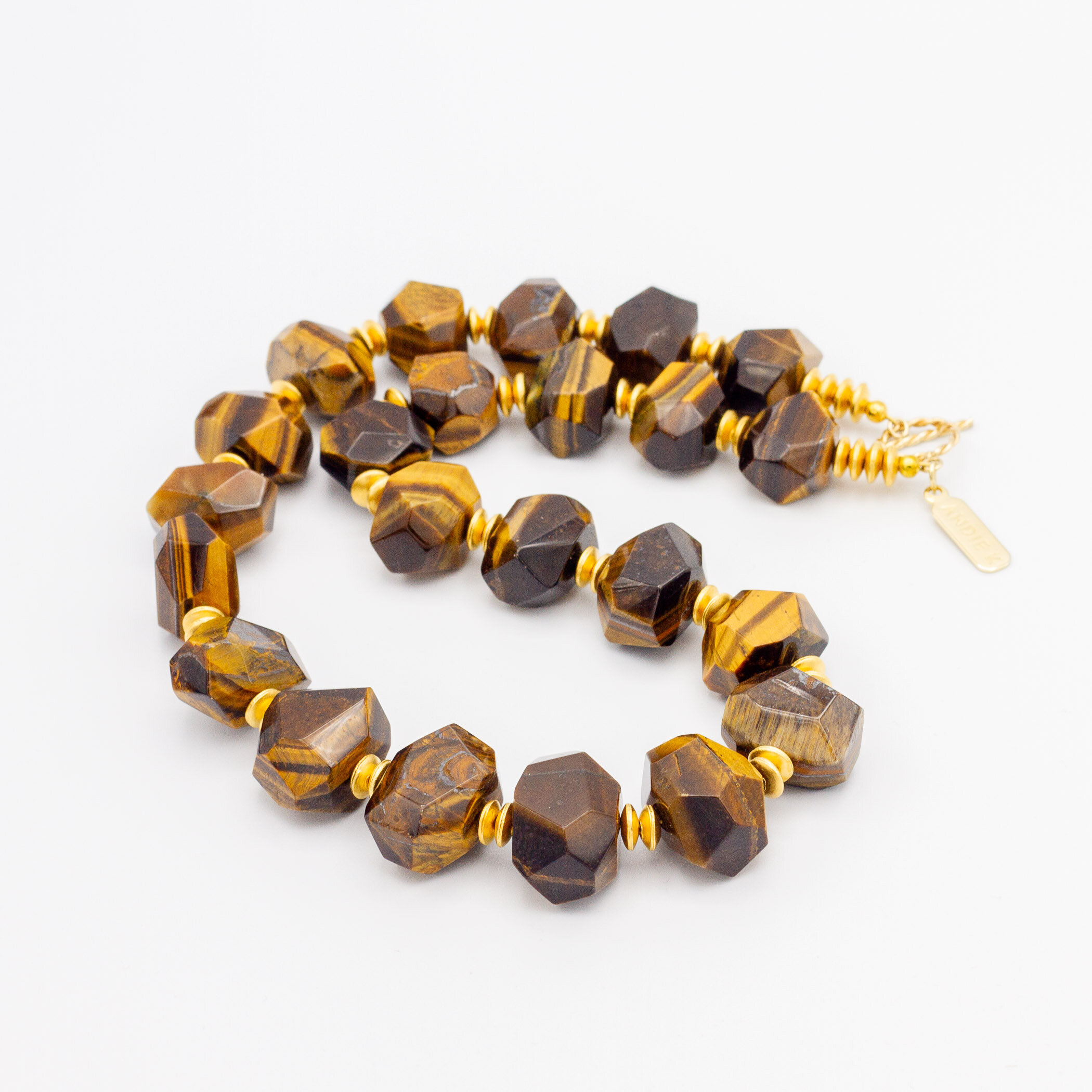 Chunky Tiger’s Eye and Gold