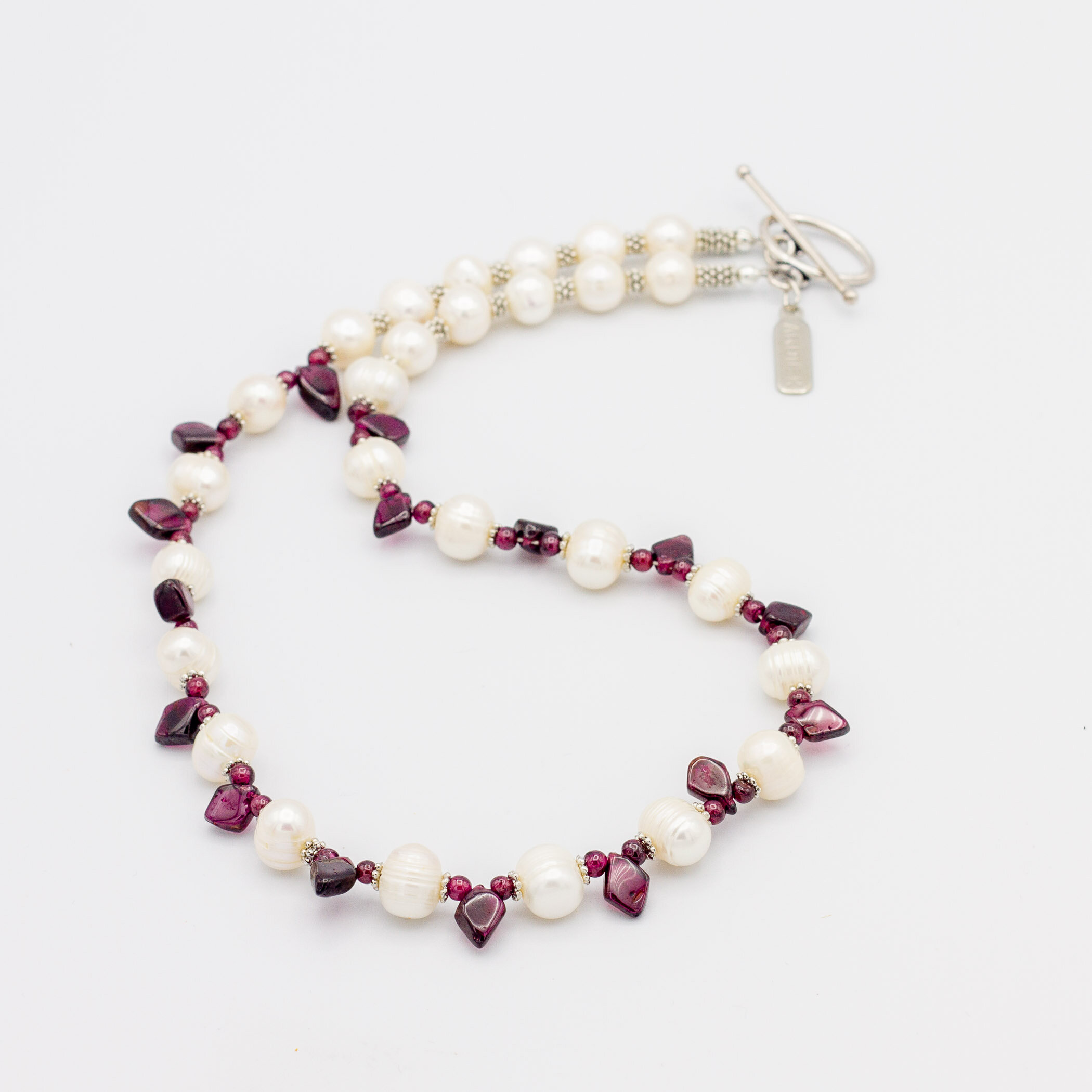 Amethyst, Pearls, and Sterling Silver