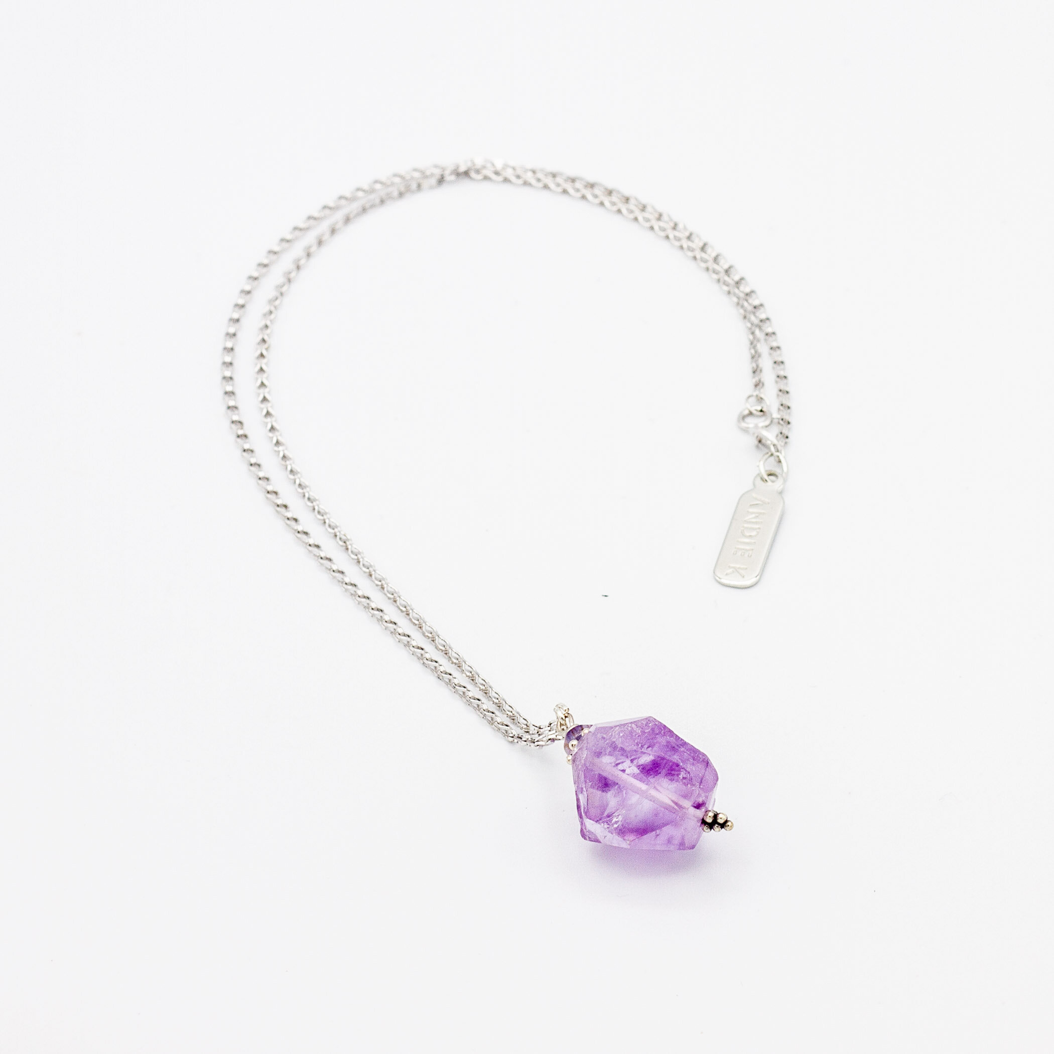 Amethyst and Sterling Silver 