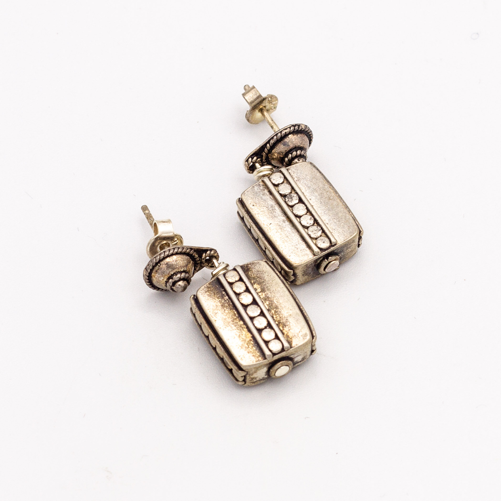 Antique Sterling Silver Squares