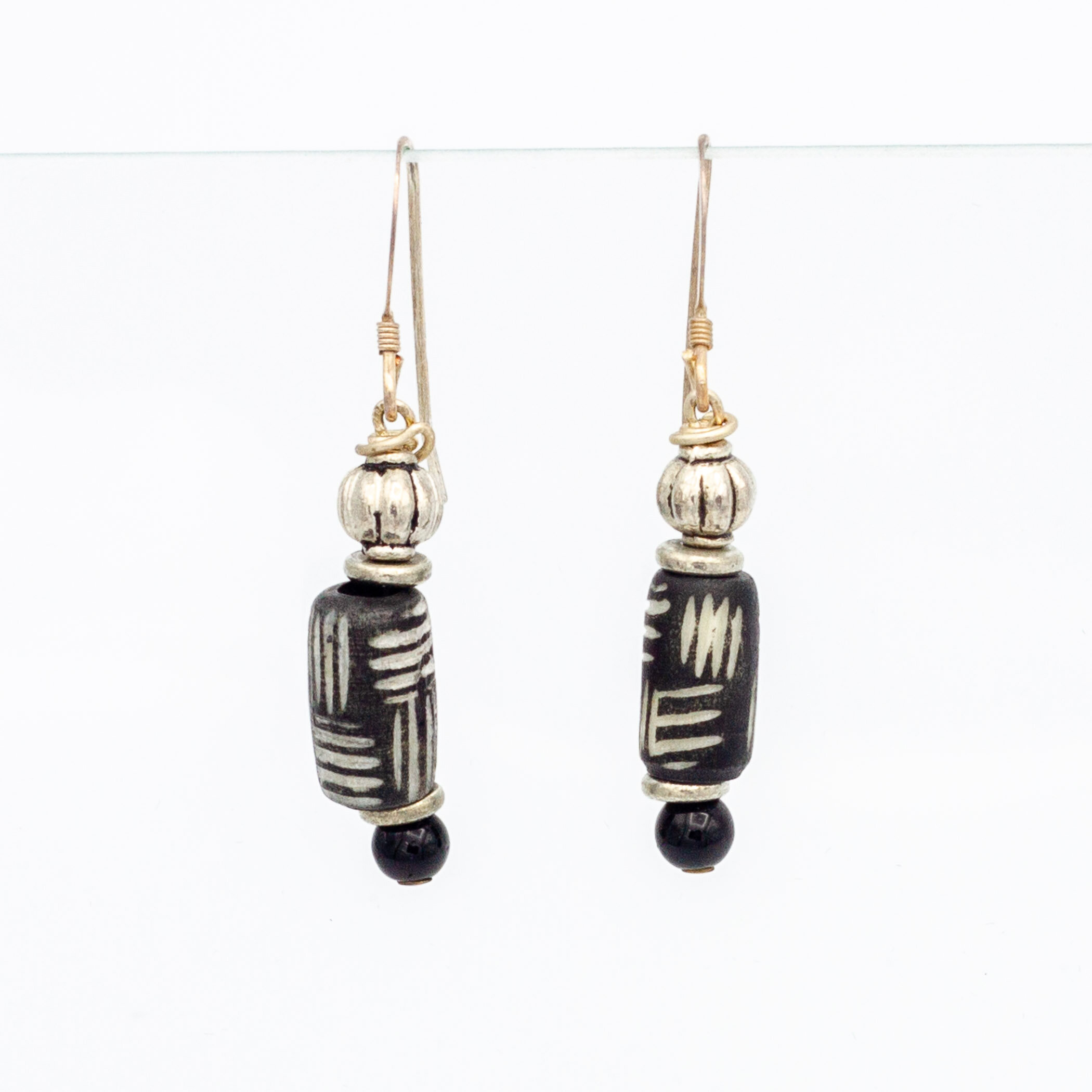 African Bone and Sterling Silver