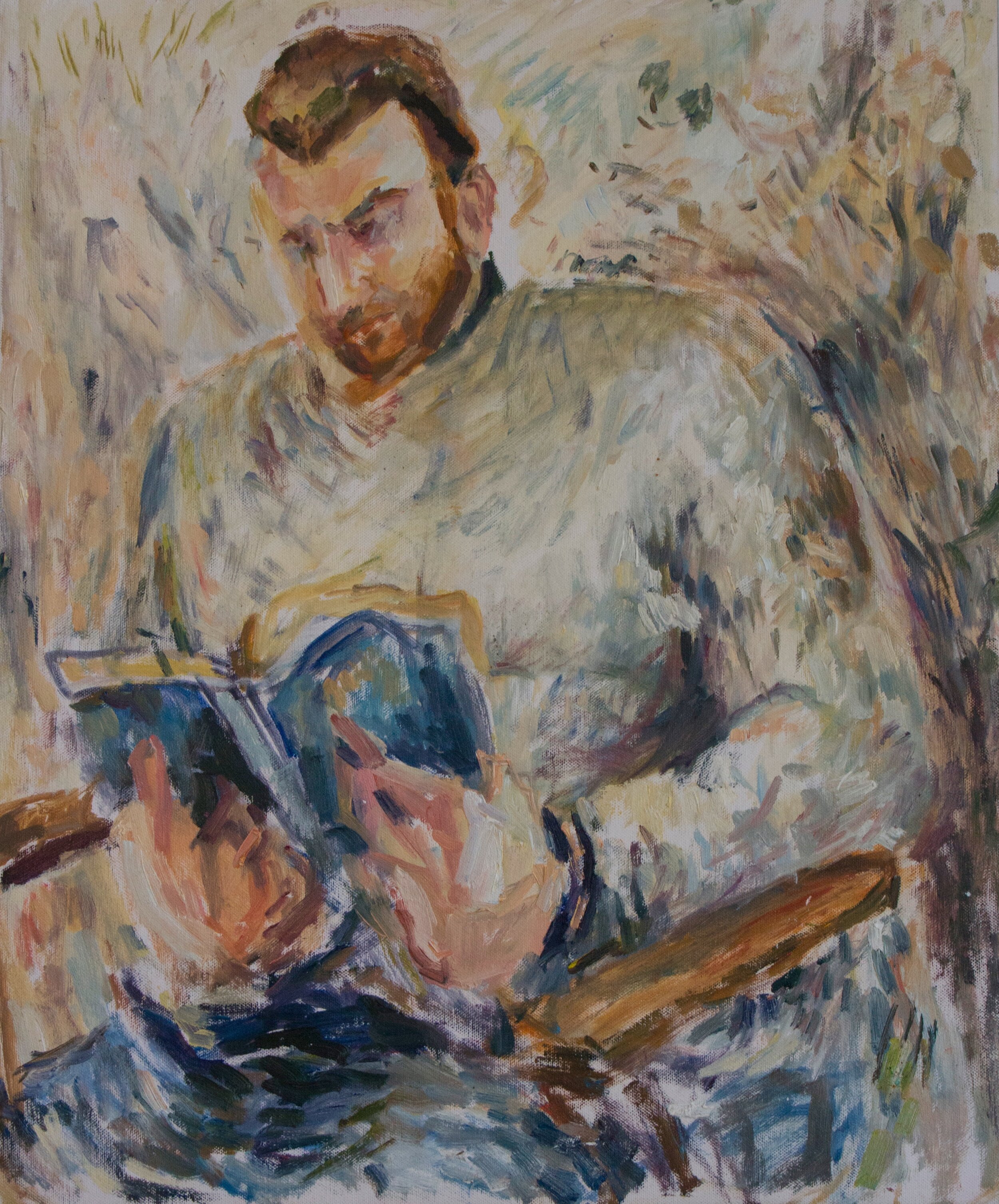 Ben Reading, oil on canvas, 2018
