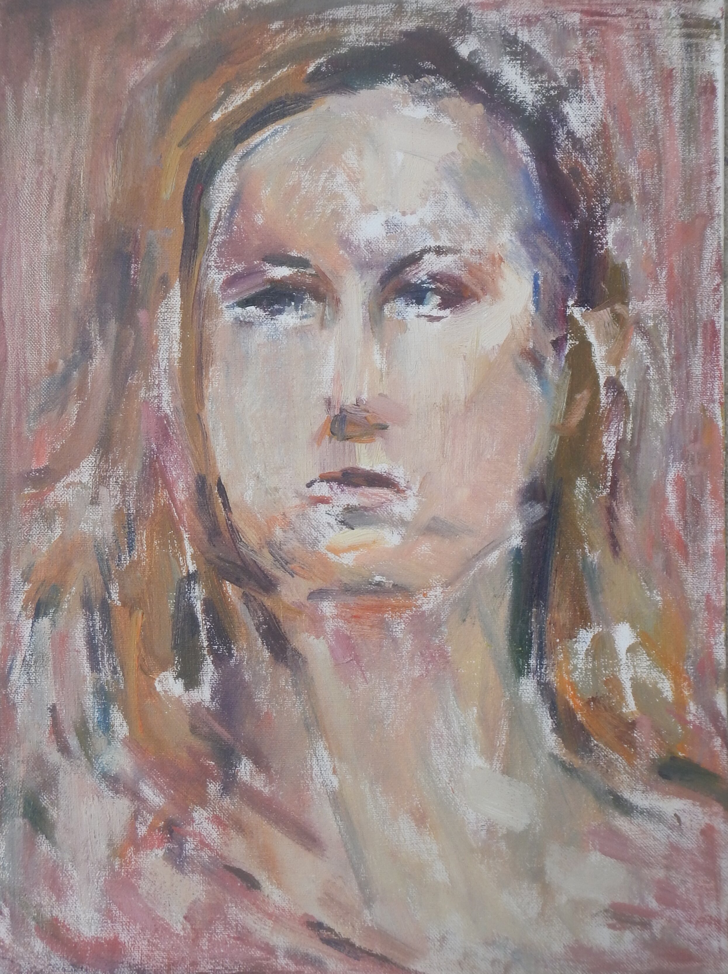 Joanna, oil on canvas board, 2015
