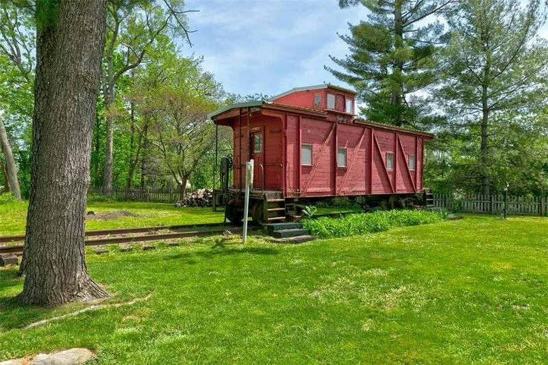 A House &amp; Caboose in Newton, IA - $220,000