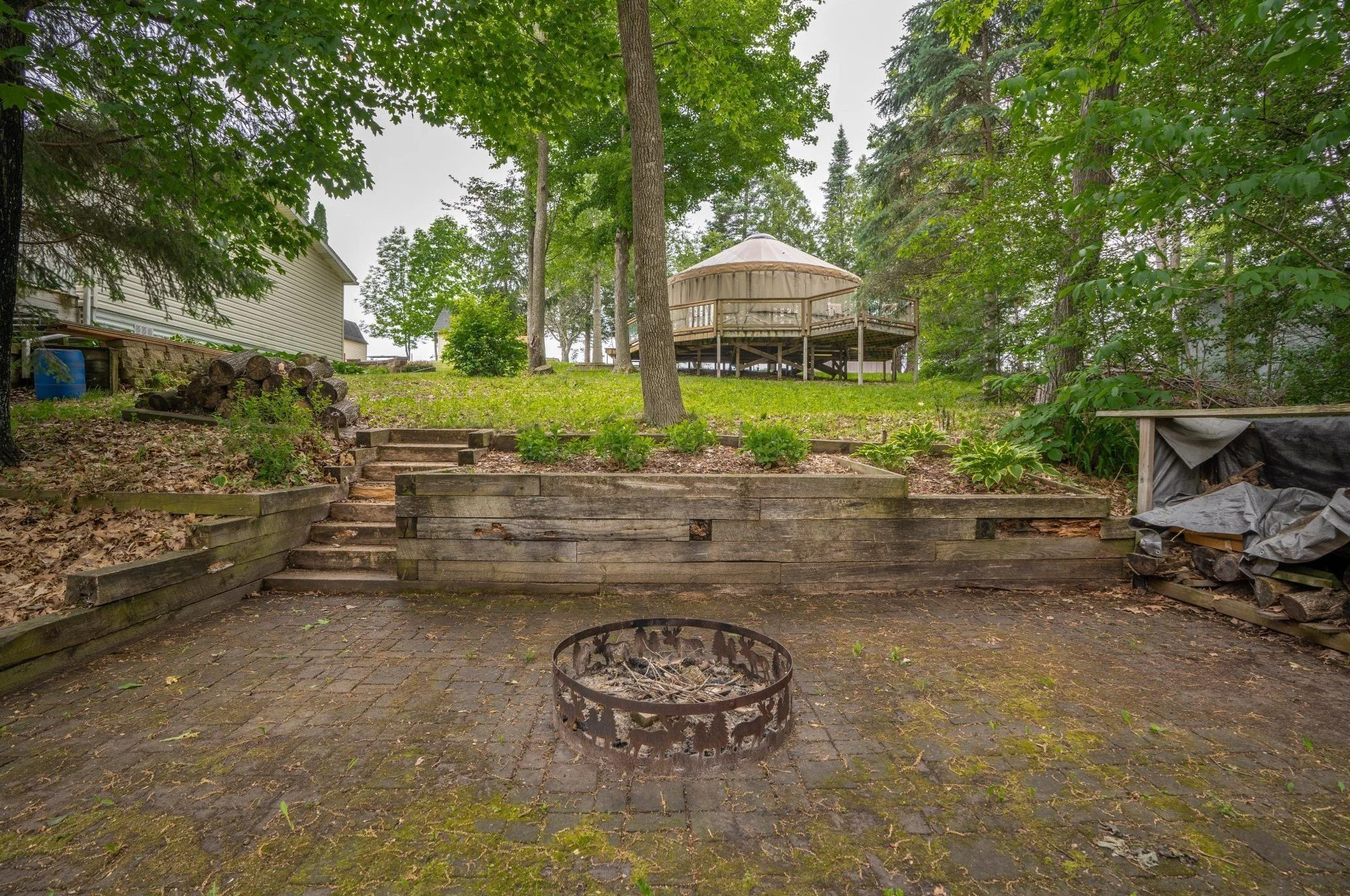 A Yurt in Centuria, WI - $55,000