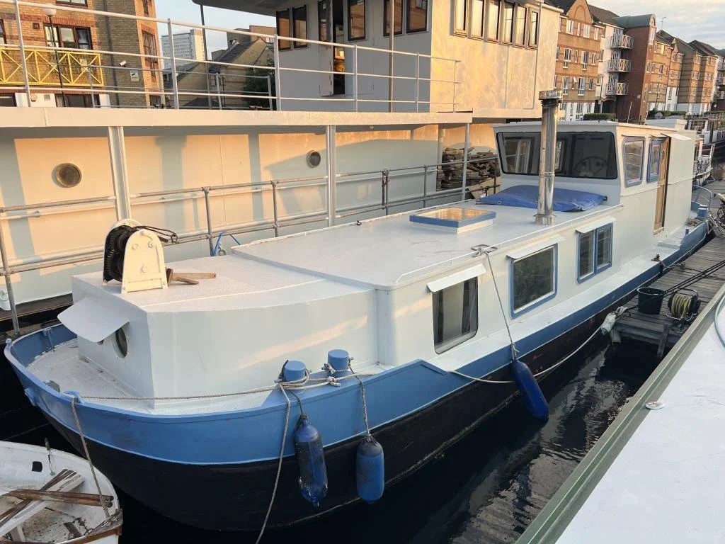 A Dutch Canal Barge in London - £125,000