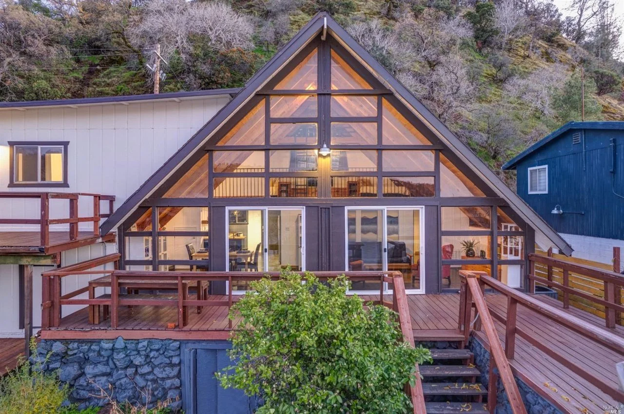 An A-Frame in Clearlake, CA - $485,000