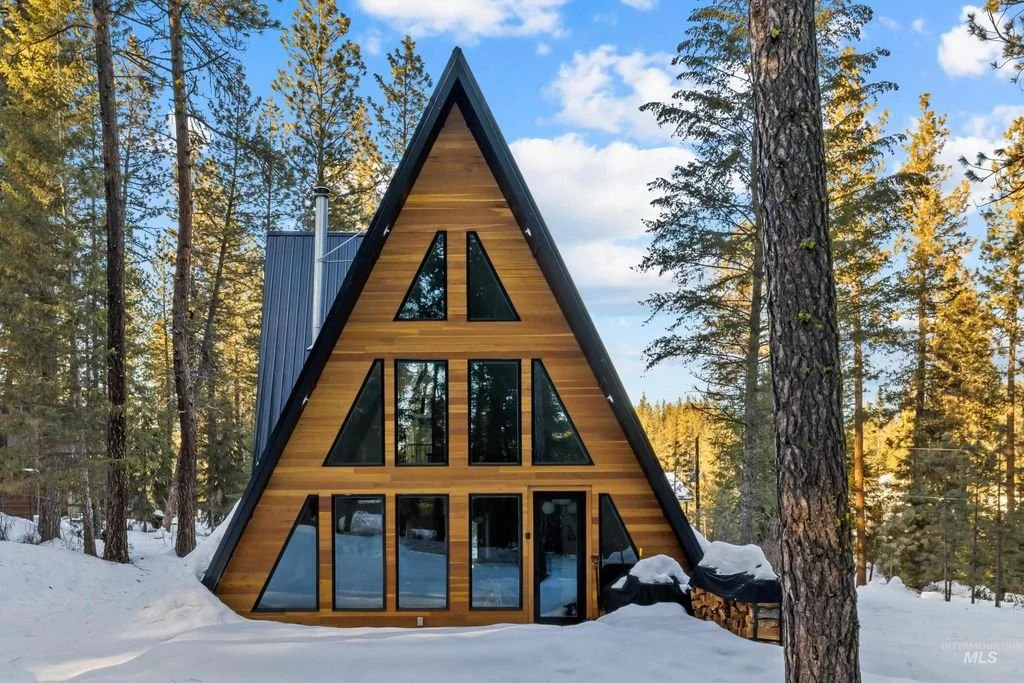 An Ogata Built A-Frame in Garden Valley, ID - $625,000