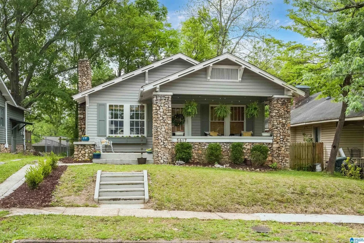 A Cute Blue Bungalow in Birmingham, AL - $329,900