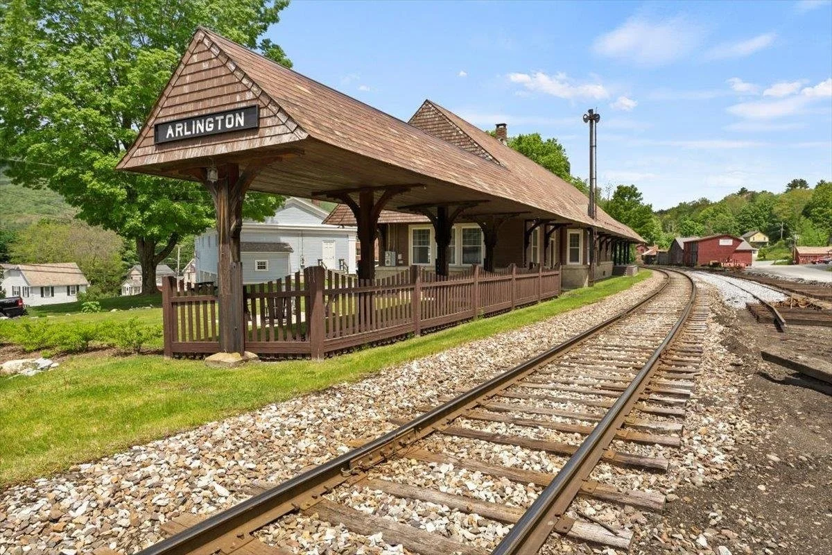 A 1913 Train Station in Arlington, VT - $679,000
