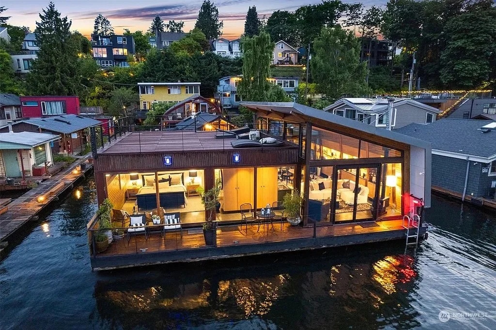 A Contemporary Houseboat in Seattle - $2.8Mil