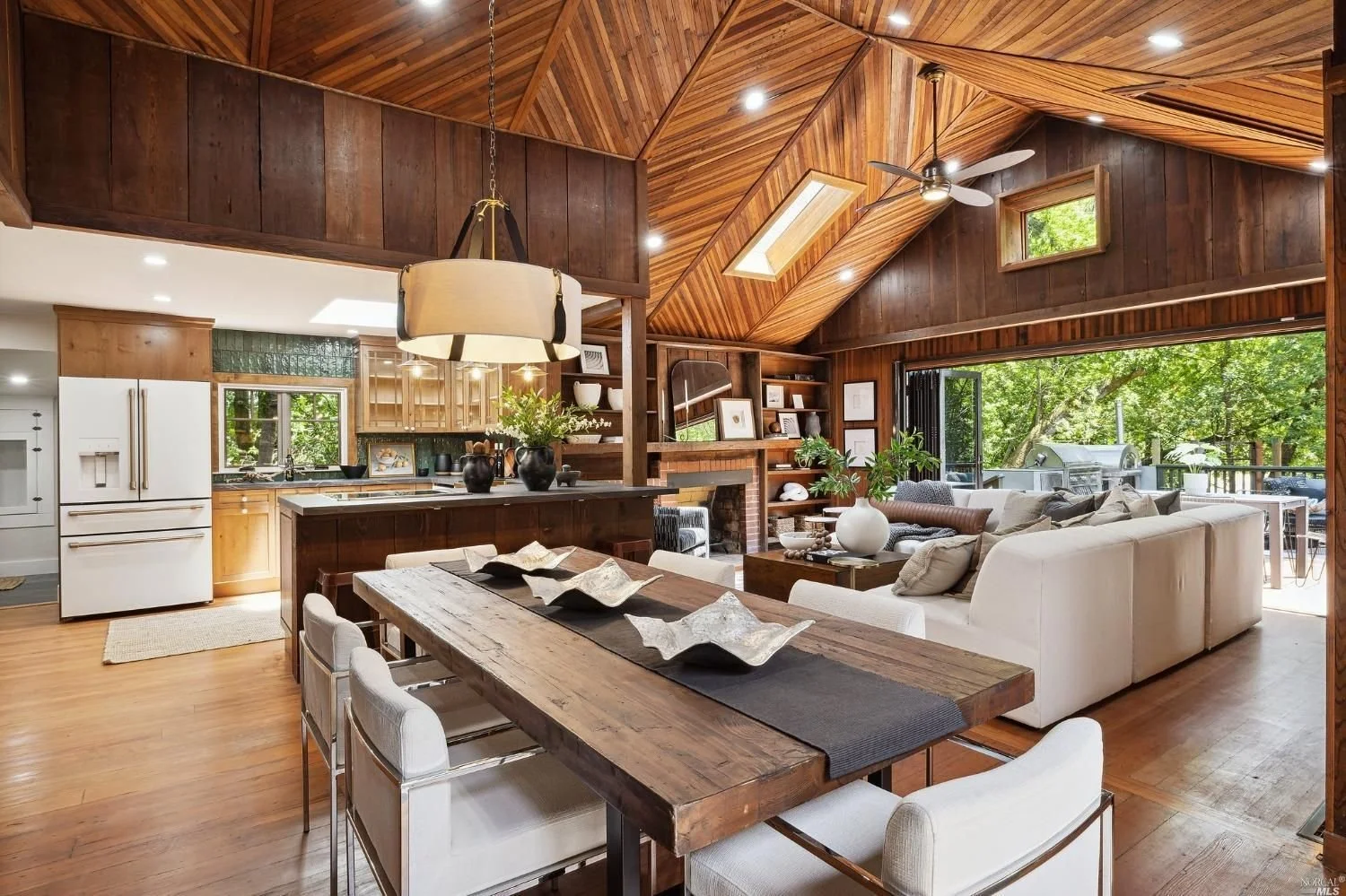 A Striking Ceiling in Woodacre, CA - $1,595,000