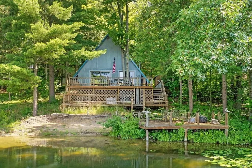 An A-Frame in Evart, MI - $179,900