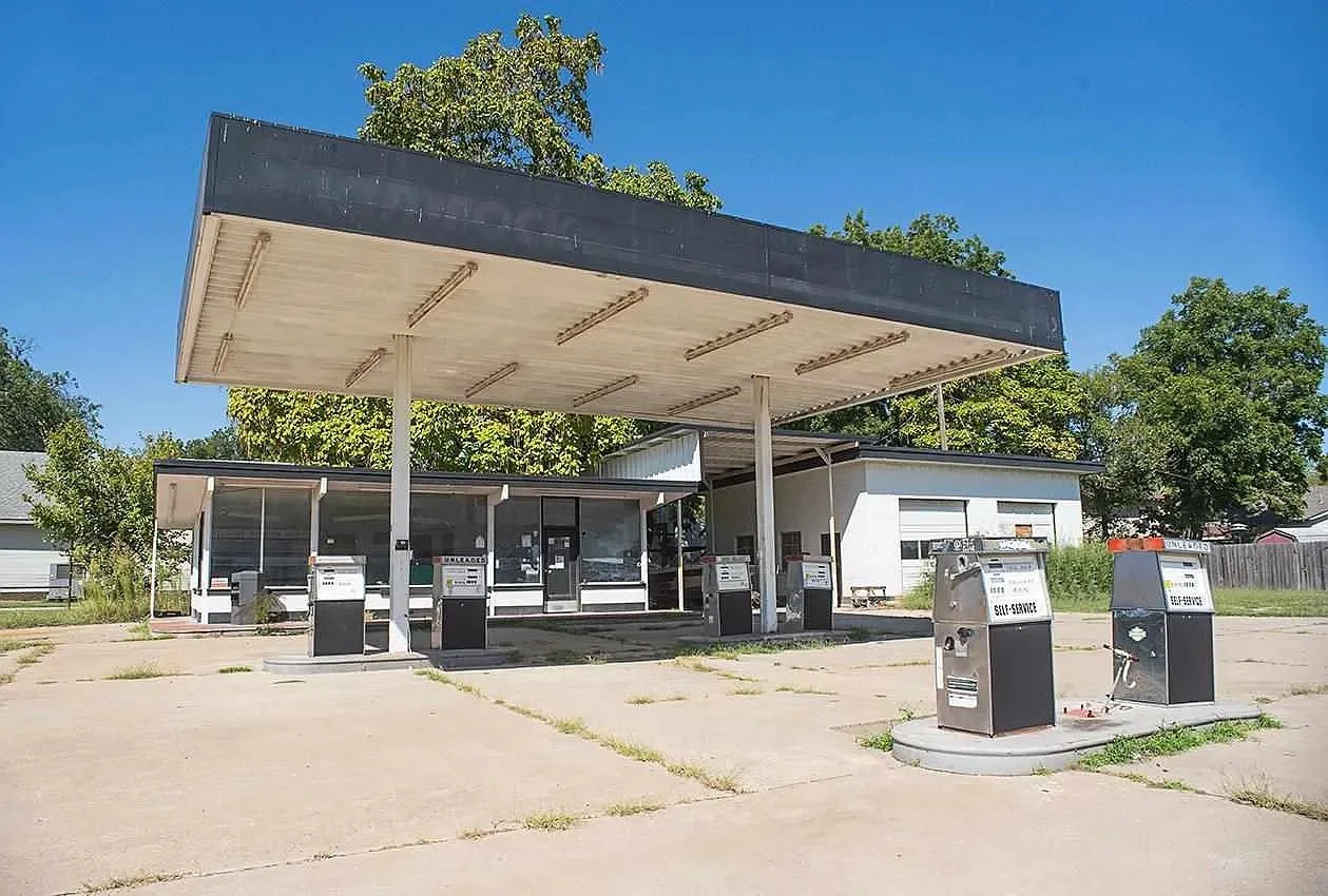 A Former Gas Station in Pawhuska, OK - $149,000