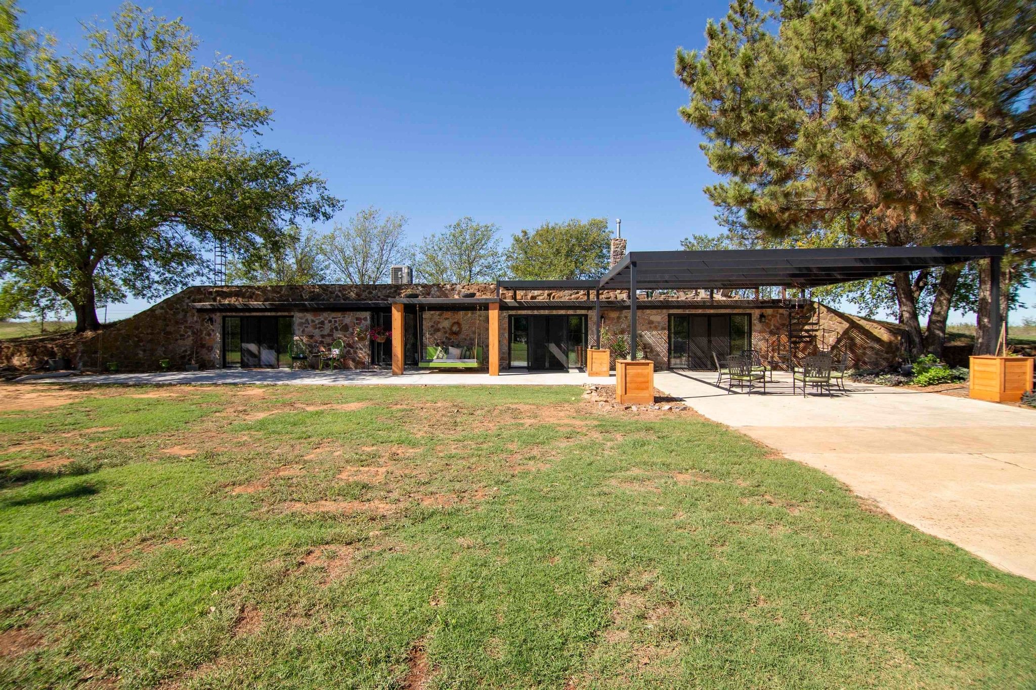 An Earth Home on 49 Acres in Waurika, OK - $499,000