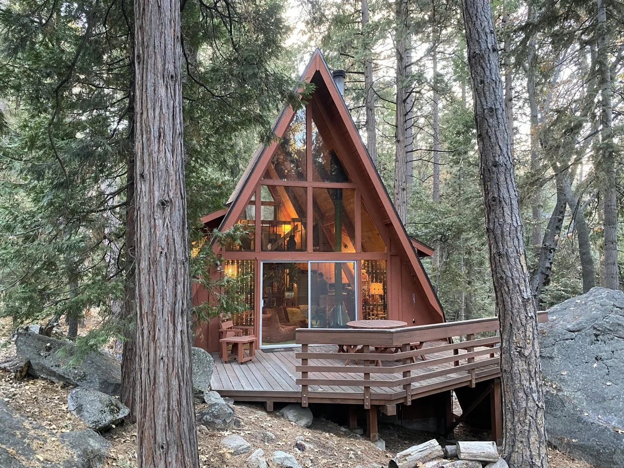 A 1974 A-Frame in Idyllwild, CA - $495,000