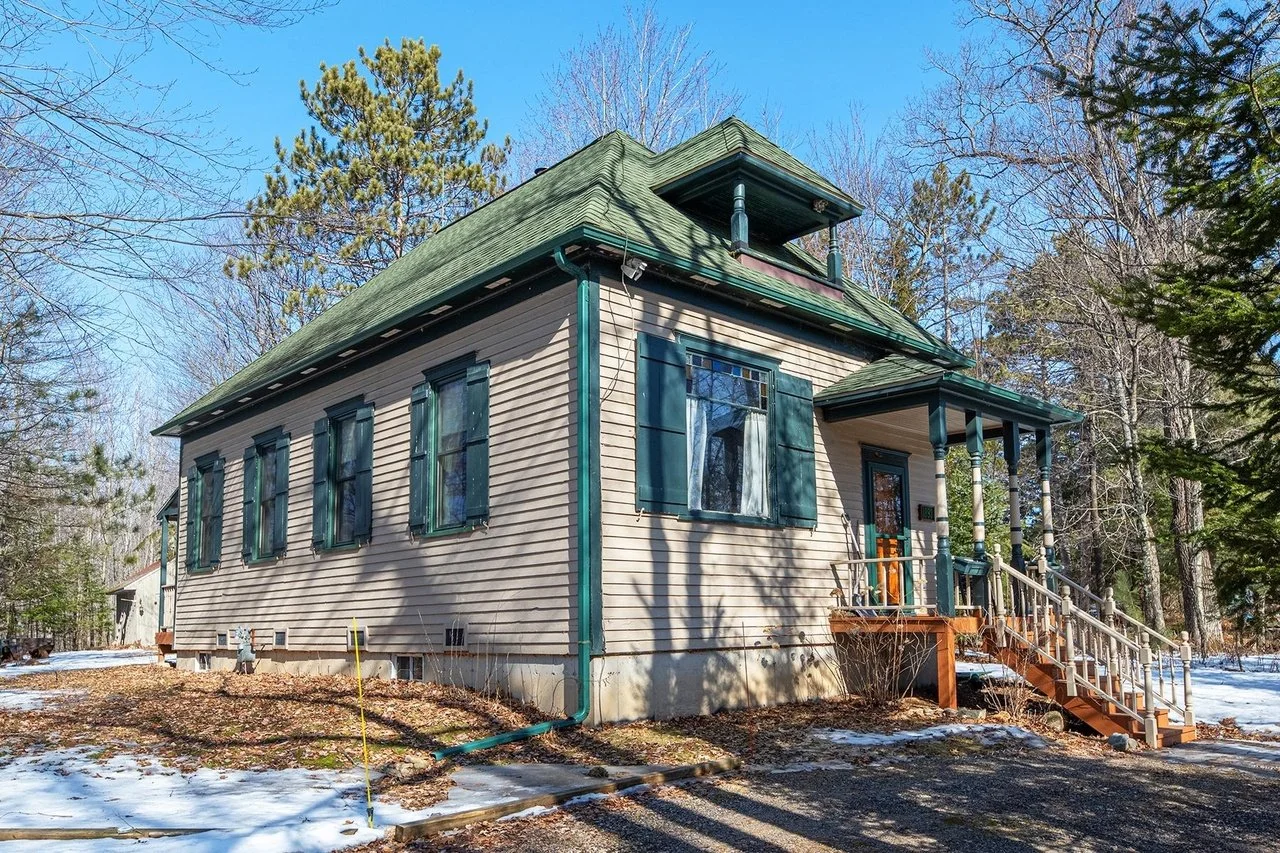 The 1893 Woodboro Schoolhouse in Rhinelander, WI - $225,000