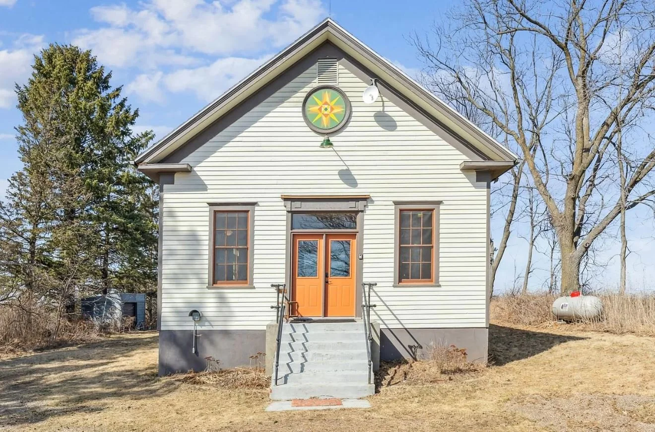An 1967 One-Room Schoolhouse in Stockholm, WI - $259,900