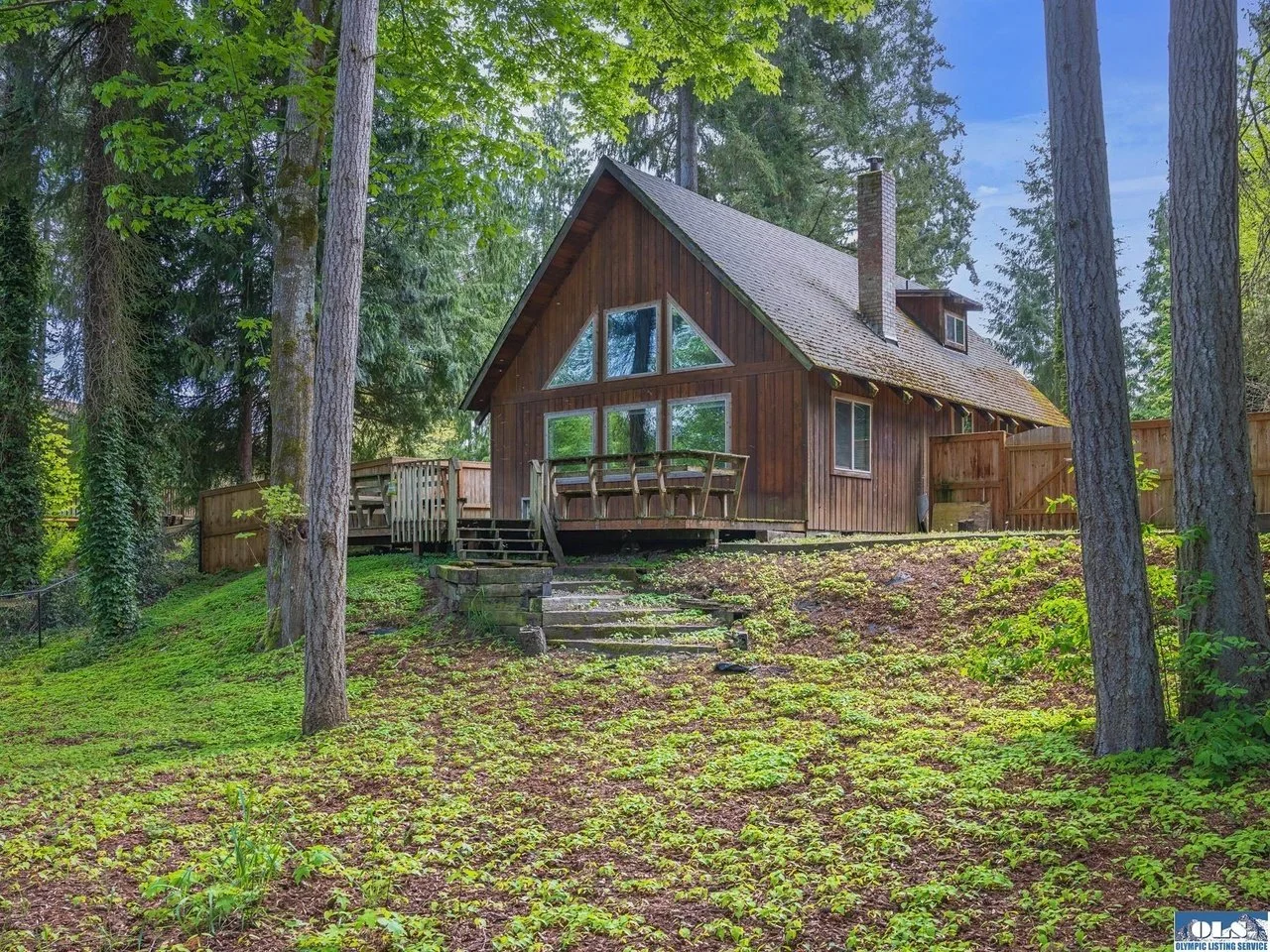An A-Frame Overlooking McDonald Creek - $324,900
