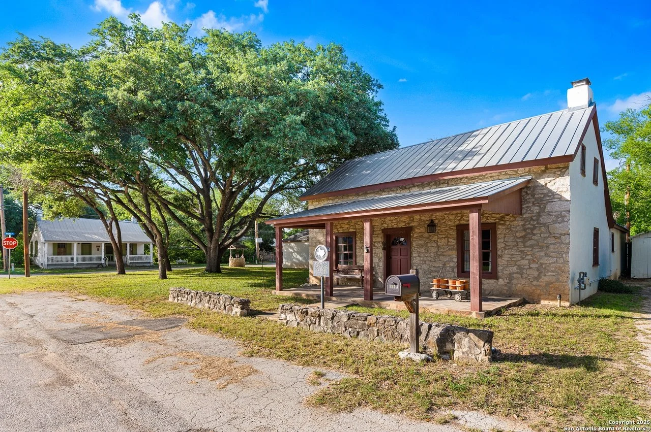 An 1846 Alsatian Pioneer Home in Castroville, TX - $450,000