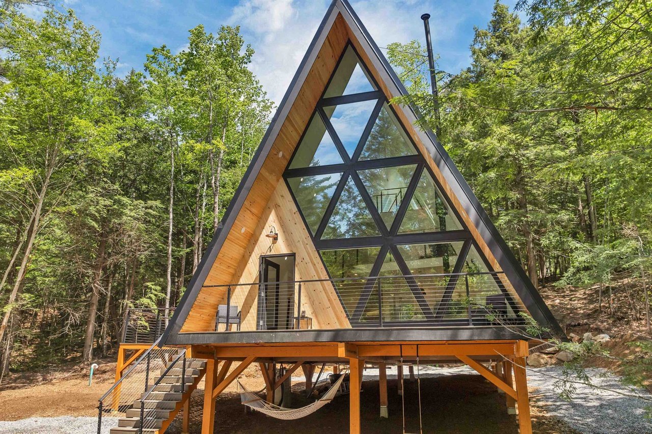 A Contemporary A-Frame on Over an Acre - $794,900