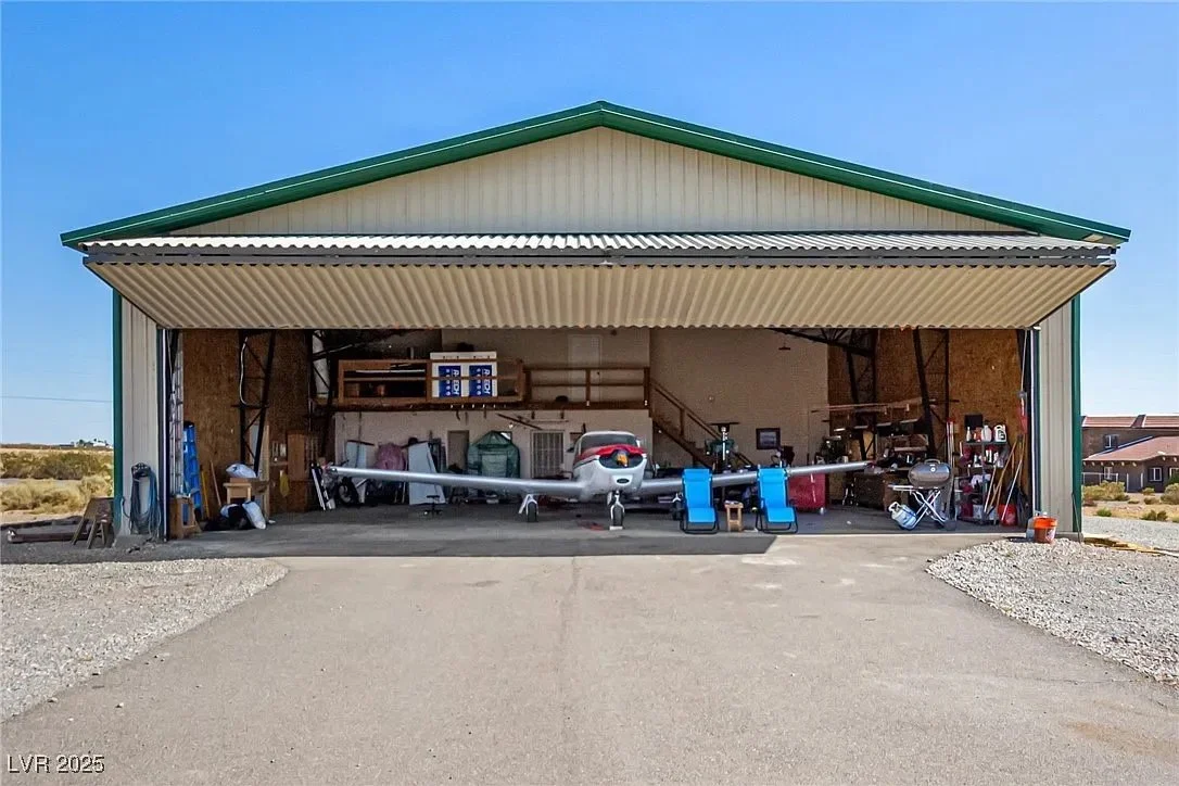 An Airplane Hangar in Pahrump, NV - $475,000