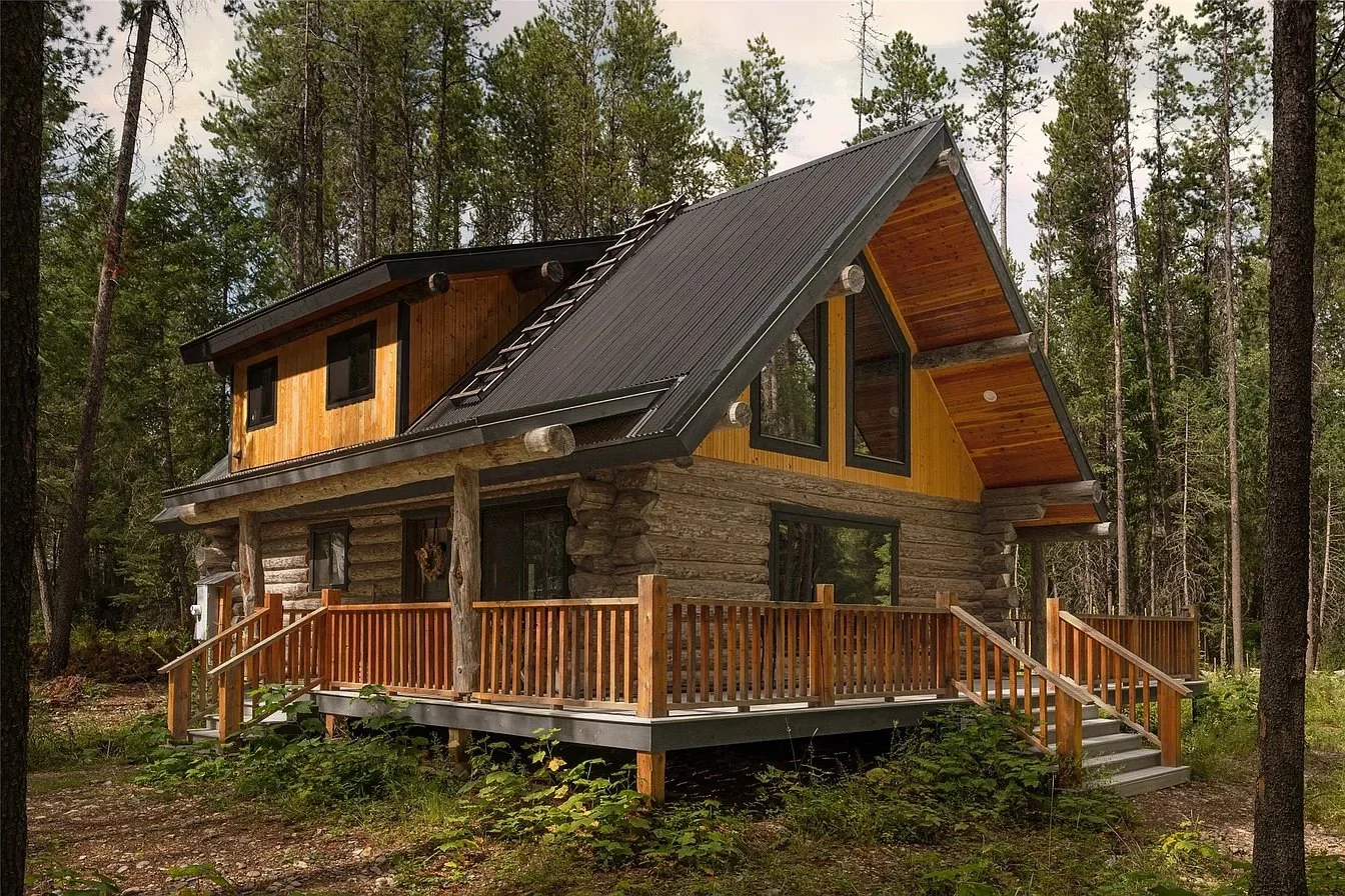 A Log Cabin in West Glacier, MT - $765,000