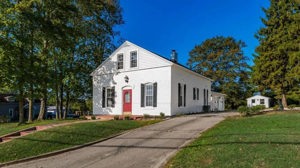 The 1876 Busby Schoolhouse in Lancaster, OH - $448,000