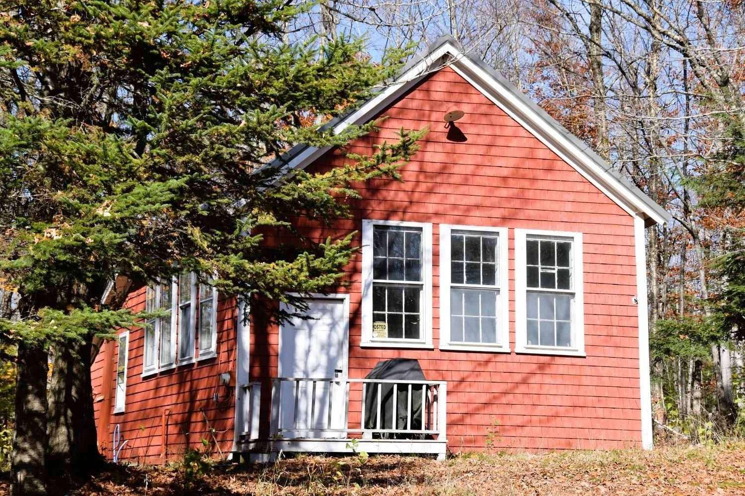 A Former One-Room Schoolhouse in Wellington, ME - $79,900