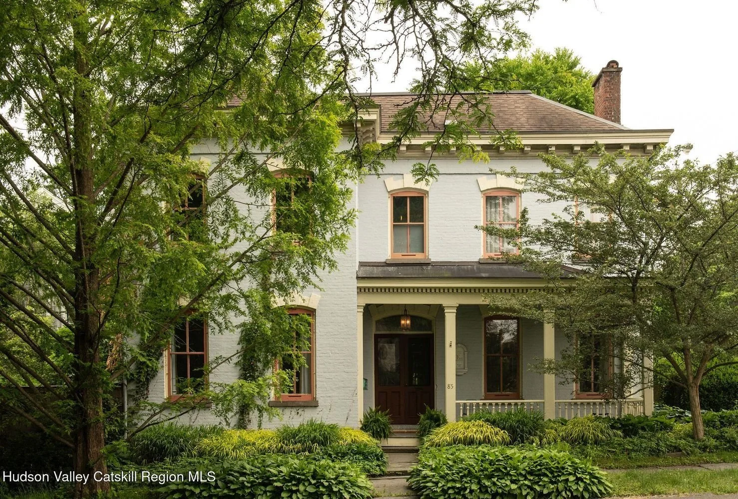 c1863 brick Italianate in Kingston, NY - $1,595,000