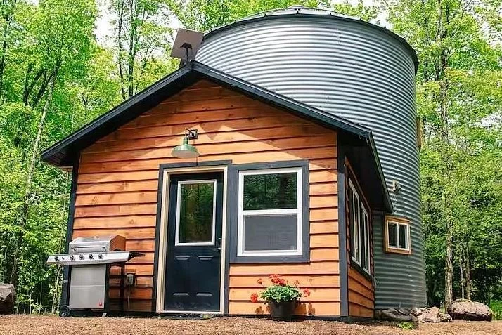 A Converted Grain Bin on 1.5 Acres in Nekoosa, WI - $259,900