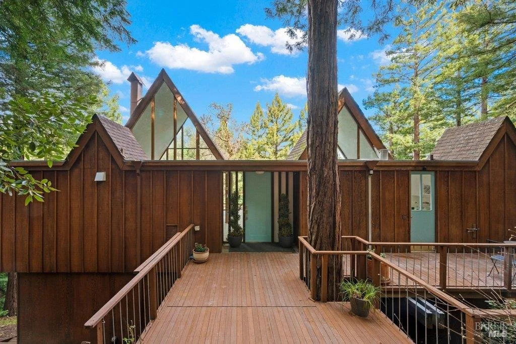 Iconic Gable Roofs in Mill Valley, CA - $2,395,000